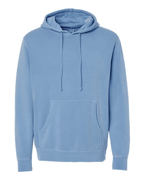 Independent Trading Co. PRM4500 — Unisex Midweight Pigment-Dyed Hooded Sweatshirt — Pigment Light Blue