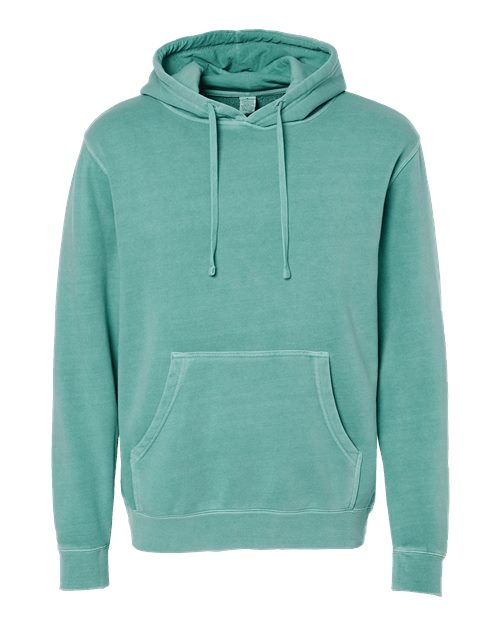 Independent Trading Co. PRM4500 — Unisex Midweight Pigment-Dyed Hooded Sweatshirt — Pigment Mint