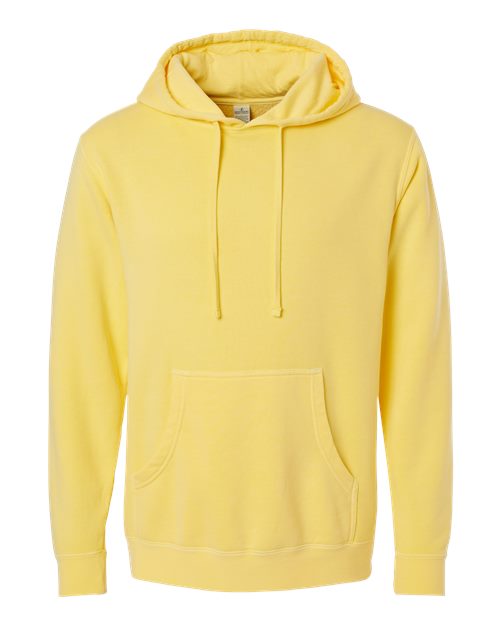 Independent Trading Co. PRM4500 — Unisex Midweight Pigment-Dyed Hooded Sweatshirt — Pigment Yellow