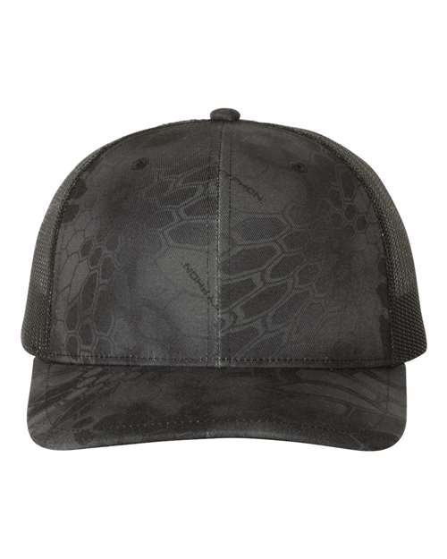 Richardson 112P — Printed Trucker Cap — Kryptek Typhon/ Black