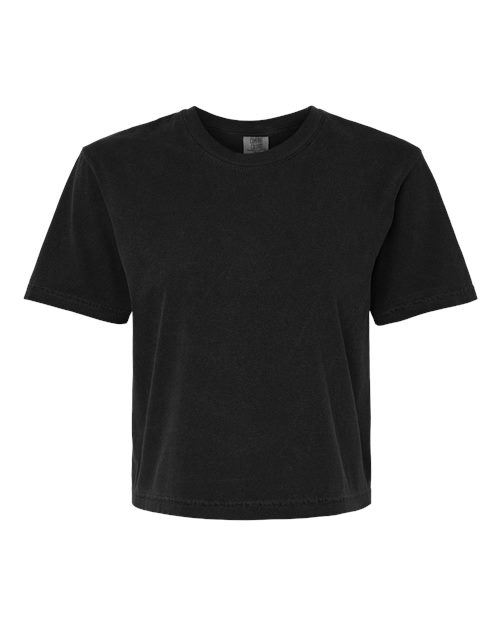 Comfort Colors 3023CL — Women's Garment-Dyed Heavyweight Boxy T-Shirt — Black