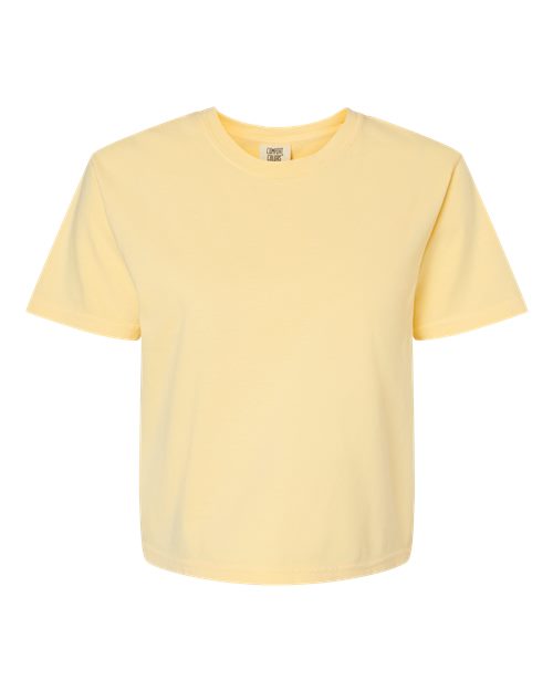 Comfort Colors 3023CL — Women's Garment-Dyed Heavyweight Boxy T-Shirt — Butter
