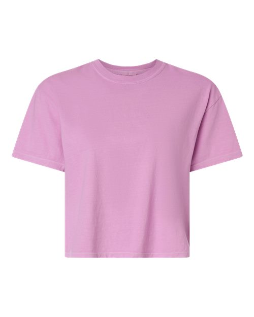 Comfort Colors 3023CL — Women's Garment-Dyed Heavyweight Boxy T-Shirt — Rose Quartz