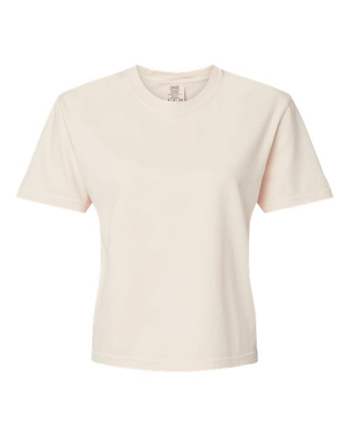 Comfort Colors 3023CL — Women's Garment-Dyed Heavyweight Boxy T-Shirt — Ivory