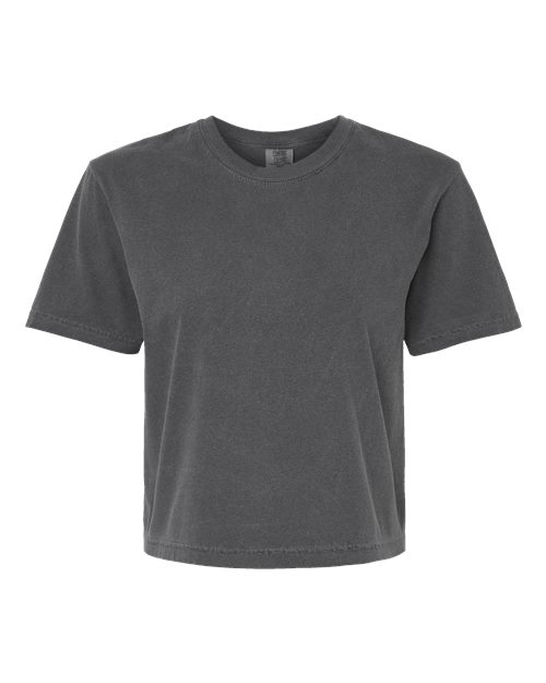 Comfort Colors 3023CL — Women's Garment-Dyed Heavyweight Boxy T-Shirt — Pepper