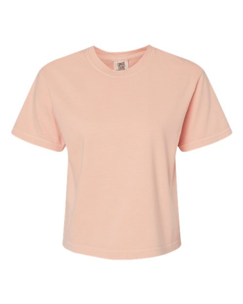 Comfort Colors 3023CL — Women's Garment-Dyed Heavyweight Boxy T-Shirt — Peachy