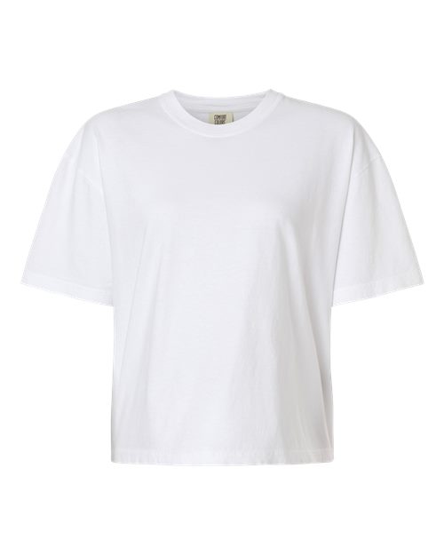 Comfort Colors 3023CL — Women's Garment-Dyed Heavyweight Boxy T-Shirt — White