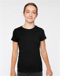 LAT 2616 — Girls' Fine Jersey Tee — main view