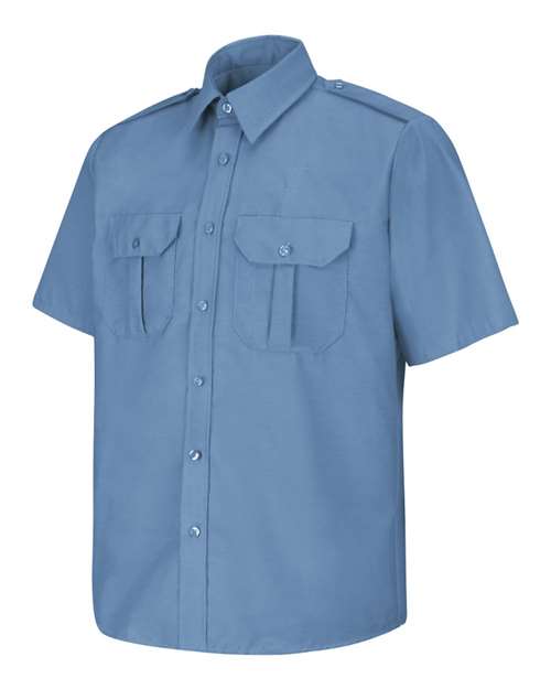 Red Kap SP66T — Men's Tall Short Sleeve Security Shirt — Medium Blue