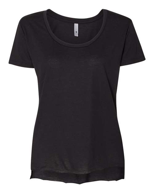Next Level 5030 — Women's Festival Scoop Neck T-Shirt — Black