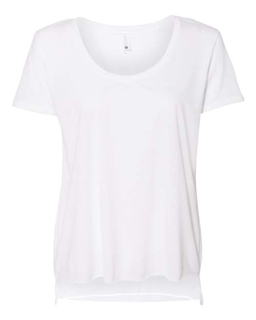 Next Level 5030 — Women's Festival Scoop Neck T-Shirt — White