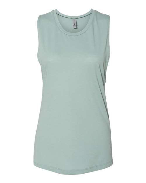 Next Level 5013 — Women’s Festival Muscle Tank — Stonewash Green