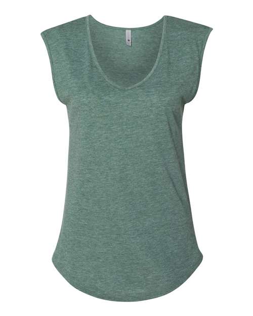 Next Level 5040 — Women's Festival Sleeveless Deep V-Neck T-Shirt — Royal Pine