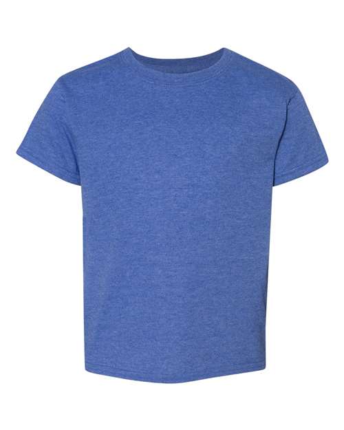 Gildan 8000B — Youth DryBlend® T-Shirt — Heather Deep Royal