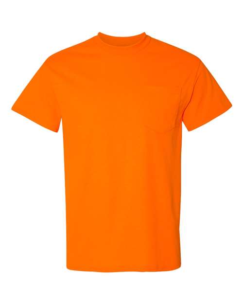 Gildan 8300 — Unisex DryBlend® Pocket T-Shirt — Safety Orange