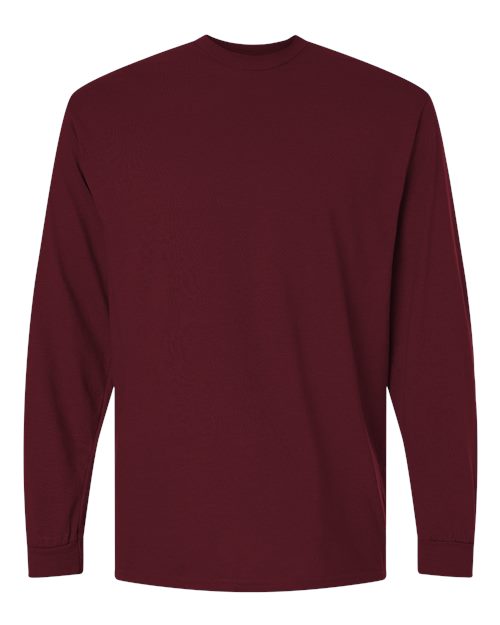Gildan 8400 — Unisex DryBlend® 50/50 Long Sleeve T-Shirt — Maroon