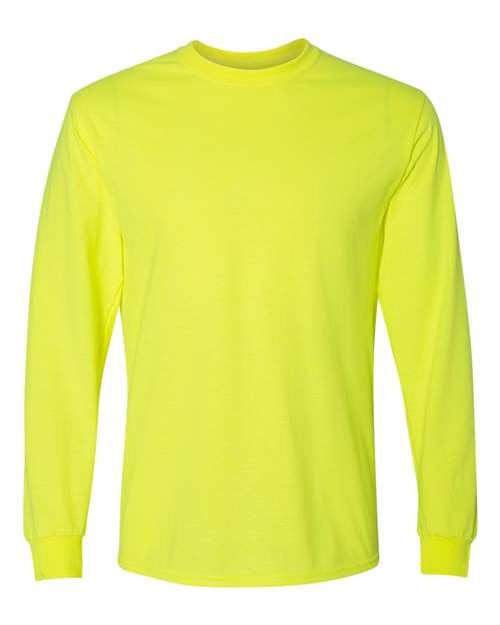 Gildan 8400 — Unisex DryBlend® 50/50 Long Sleeve T-Shirt — Safety Green