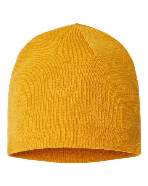 Atlantis Headwear HOLLY — Sustainable Beanie — Mustard Yellow