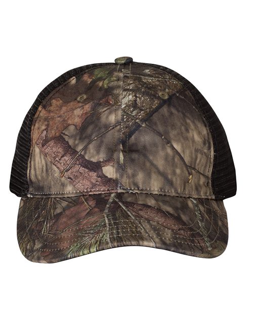 Richardson 111P — Garment Washed Printed Trucker Cap — main view