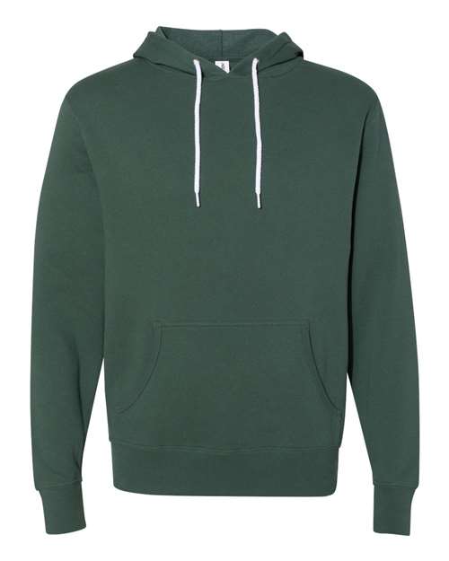 Independent Trading Co. AFX90UN — Unisex Lightweight Hooded Sweatshirt — Alpine Green