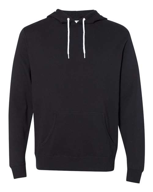 Independent Trading Co. AFX90UN — Unisex Lightweight Hooded Sweatshirt — Black