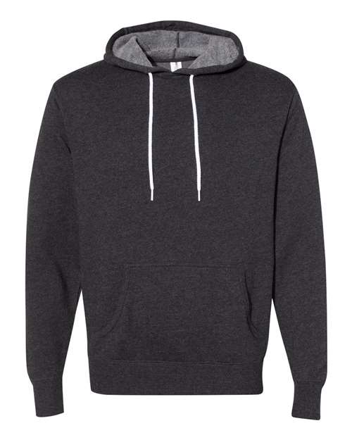 Independent Trading Co. AFX90UN — Unisex Lightweight Hooded Sweatshirt — Charcoal Heather
