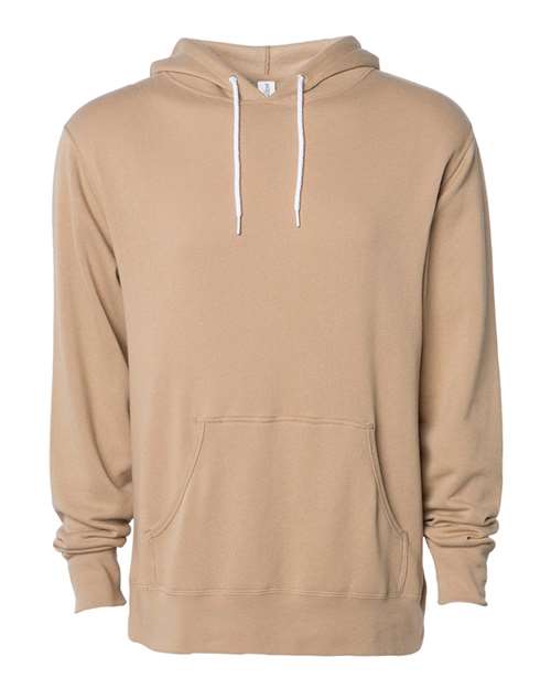 Independent Trading Co. AFX90UN — Unisex Lightweight Hooded Sweatshirt — Sandstone