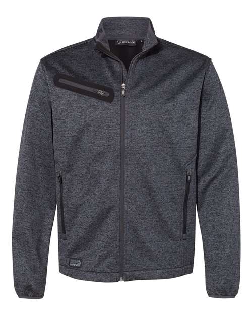 DRI DUCK 5316 — Men's Atlas Sweater Fleece Full-Zip Jacket — Charcoal