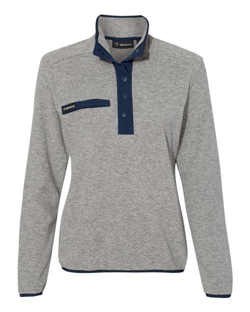 DRI DUCK 9340 — Women's Denali Mountain Fleece Pullover — Platinum