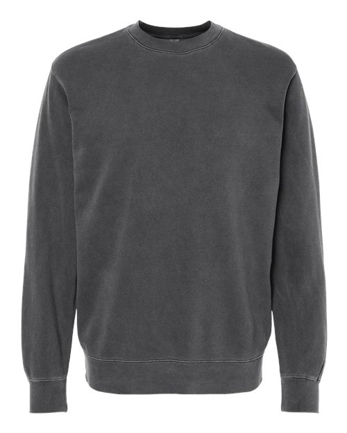 Independent Trading Co. PRM3500 — Unisex Midweight Pigment-Dyed Crewneck Sweatshirt — Pigment Black