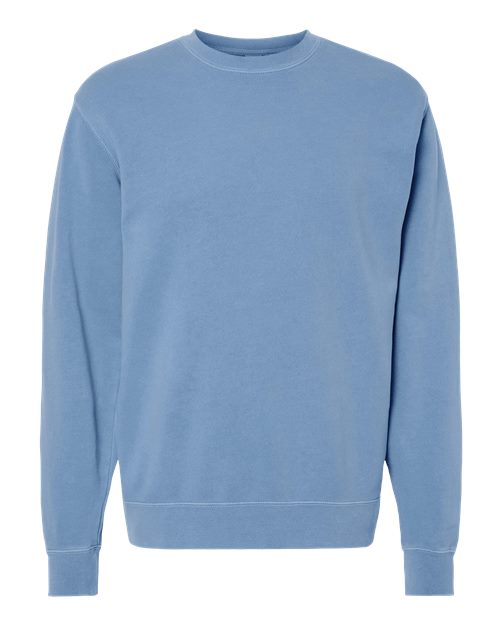 Independent Trading Co. PRM3500 — Unisex Midweight Pigment-Dyed Crewneck Sweatshirt — Pigment Light Blue