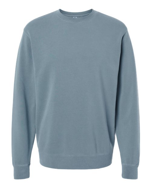 Independent Trading Co. PRM3500 — Unisex Midweight Pigment-Dyed Crewneck Sweatshirt — Pigment Slate Blue