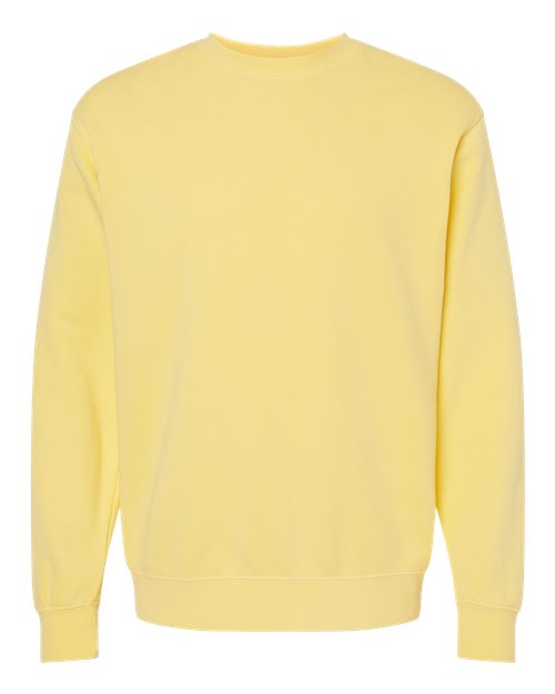 Independent Trading Co. PRM3500 — Unisex Midweight Pigment-Dyed Crewneck Sweatshirt — Pigment Yellow