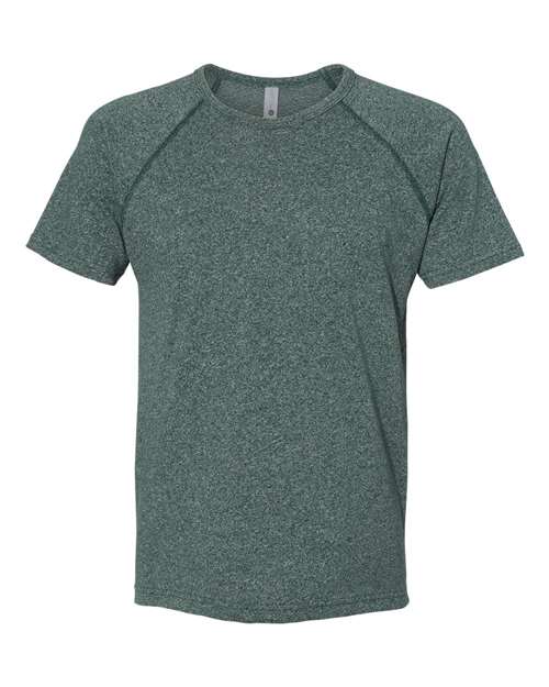 Next Level 2050 — Men's Mock Twist Raglan T-Shirt — Forest Green