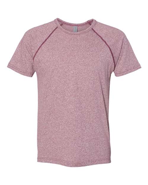 Next Level 2050 — Men's Mock Twist Raglan T-Shirt — Tech Maroon