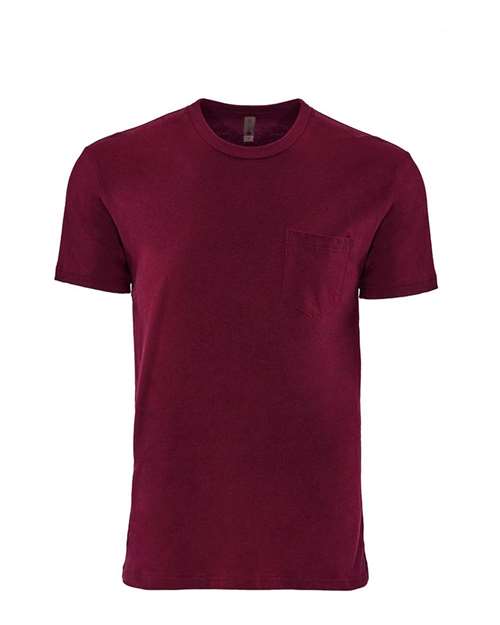 Next Level 3605 — Unisex Cotton Pocket T-Shirt — Maroon