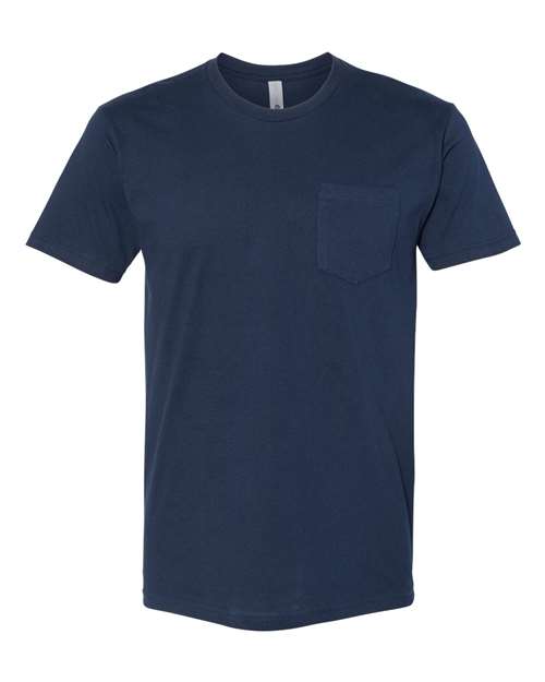 Next Level 3605 — Unisex Cotton Pocket T-Shirt — Midnight Navy