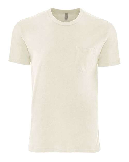 Next Level 3605 — Unisex Cotton Pocket T-Shirt — Natural