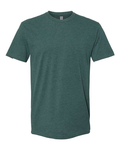 Next Level 6410 — Sueded T-Shirt — Heather Forest Green