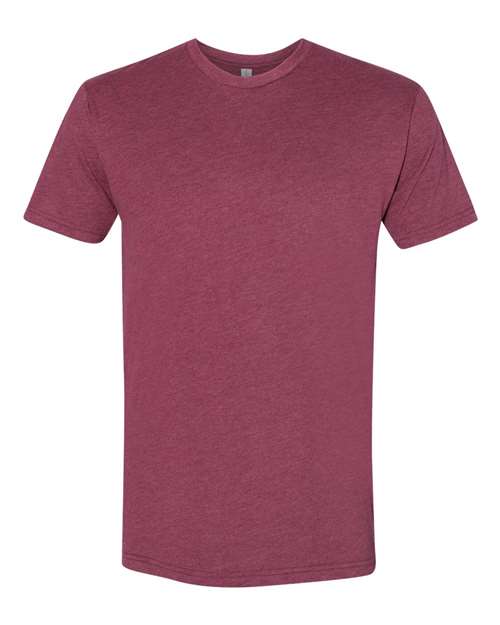 Next Level 6410 — Sueded T-Shirt — Heather Maroon