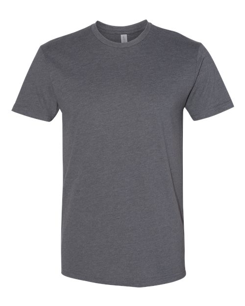 Next Level 6410 — Sueded T-Shirt — Heather Metal