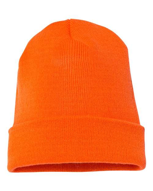 YP Classics 1501KC — Cuffed Beanie — Blaze Orange