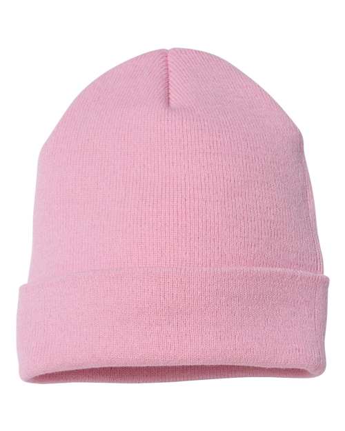 YP Classics 1501KC — Cuffed Beanie — Baby Pink