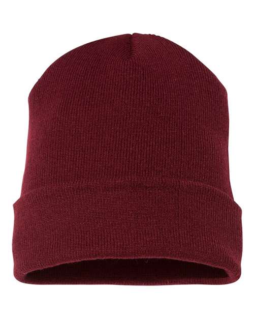 YP Classics 1501KC — Cuffed Beanie — Maroon