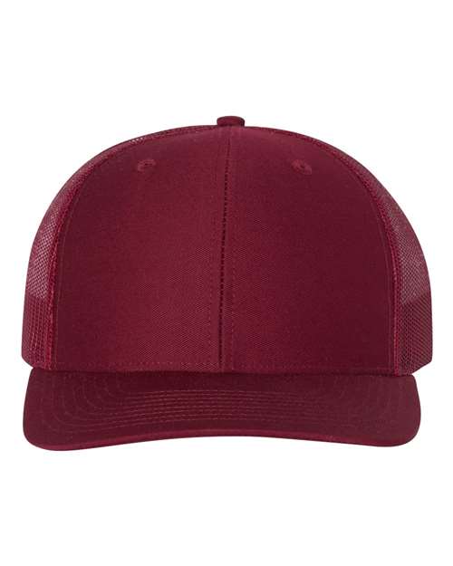 Richardson 112 — Snapback Trucker Cap — Cardinal