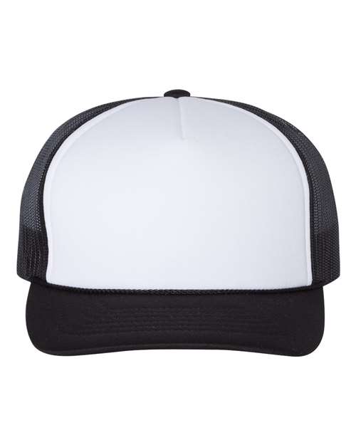 Richardson 113 — Foamie Trucker Cap — White/ Black