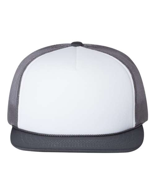 Richardson 113 — Foamie Trucker Cap — White/ Charcoal