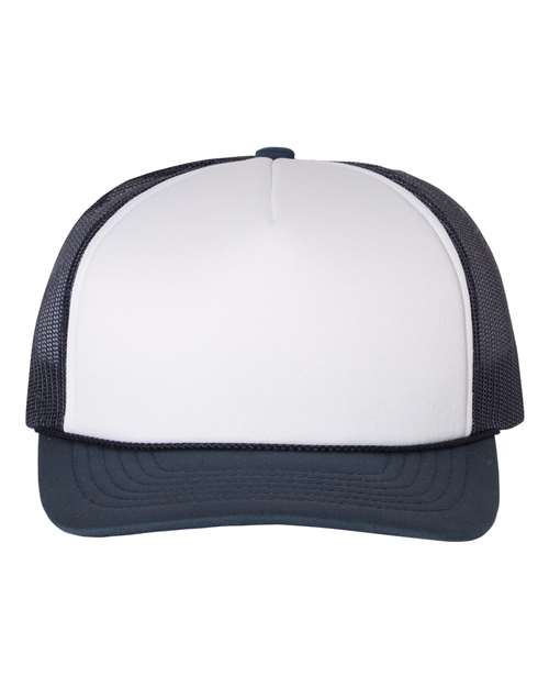 Richardson 113 — Foamie Trucker Cap — White/ Navy