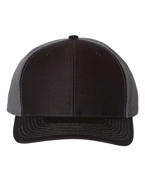 Richardson 312 — Twill Back Trucker Cap — Black/ Charcoal