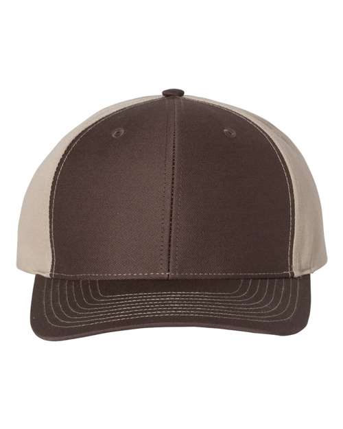 Richardson 312 — Twill Back Trucker Cap — Brown/ Khaki